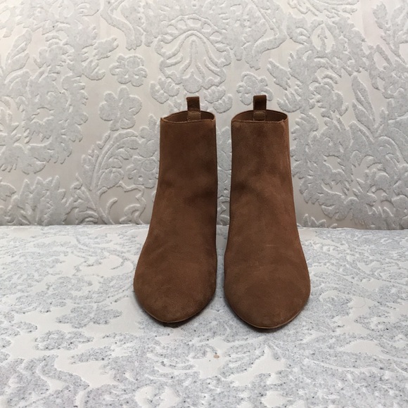 Lucky Brand Tan Leather/Faux Suede Ankle Boots - Women’s 9 - Picture 2 of 11